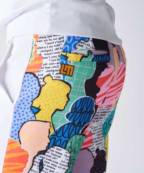 Loudmouth（ラウドマウス）の「LOUDMOUTH ラウドマウス ゴルフウェア  ワンポイント ロゴ UVカット 総柄 ダンボールニット ショートパンツ（その他パンツ・メンズ・ブラック/ネイビー/ホワイト・3L/LL/M/L/4L）」の8枚目の写真