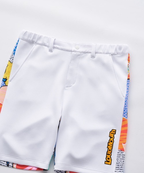 Loudmouth（ラウドマウス）の「LOUDMOUTH ラウドマウス ゴルフウェア  ワンポイント ロゴ UVカット 総柄 ダンボールニット ショートパンツ（その他パンツ・メンズ・ブラック/ネイビー/ホワイト・3L/LL/M/L/4L）」の11枚目の写真