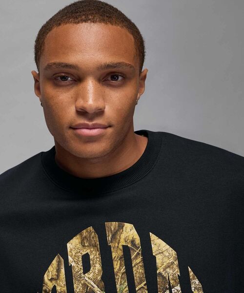 JORDAN BRAND(ジョーダンブランド)の「ジョーダン ブルックリン メンズ フレンチテリー リアルツリー クルーネック スウェットシャツ / Jordan Brooklyn Men's French Terry Realtree Crew-neck Sweatshirt IM6304-010 Black(スウェット・メンズ・ブラック・S/2XL/L/XL/M)」の11枚目の写真