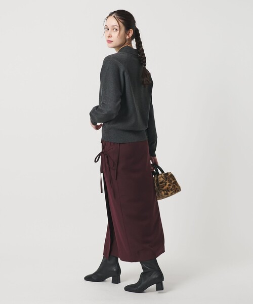 セール】ツイル リボン ラップスカート（スカート）｜BEAUTY&YOUTH