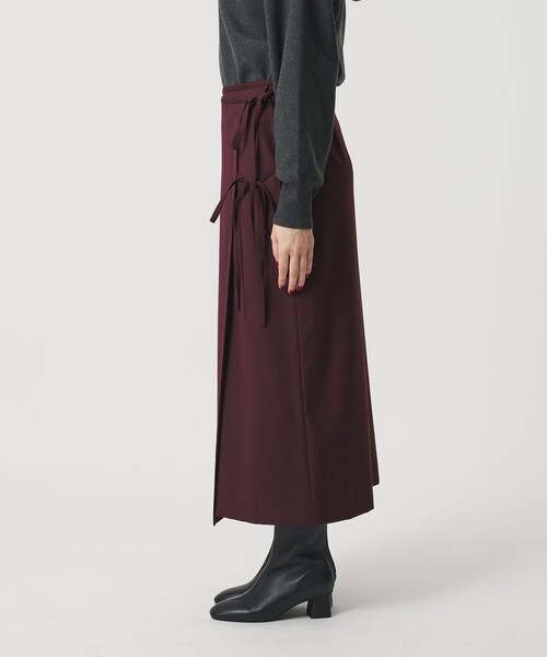 ツイル リボン ラップスカート（スカート）｜BEAUTY&YOUTH UNITED