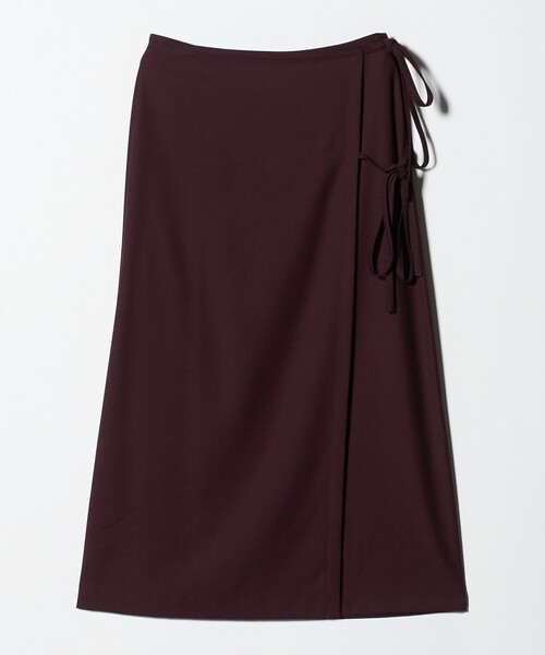 BEAUTY&YOUTH UNITED ARROWS（ビューティーアンドユースユナイテッドアローズ）の「ツイル リボン ラップスカート（スカート・レディース・ブラック/ワイン/ダークグレー・M/S）」の15枚目の写真