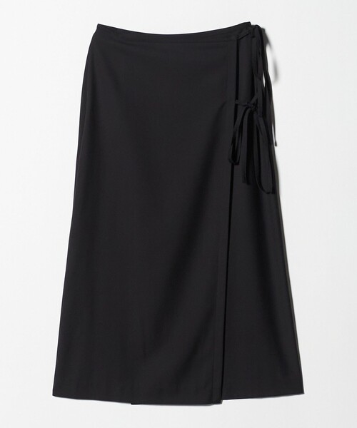 BEAUTY&YOUTH UNITED ARROWS（ビューティーアンドユースユナイテッドアローズ）の「ツイル リボン ラップスカート（スカート・レディース・ブラック/ワイン/ダークグレー・M/S）」の19枚目の写真