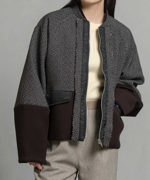 お値下げ　MARECHAL TERRE（マルシャルテル)プリーツブルゾン MARECHAL TERRE（マルシャルテル）の「MARECHAL TERRE（マルシャルテル