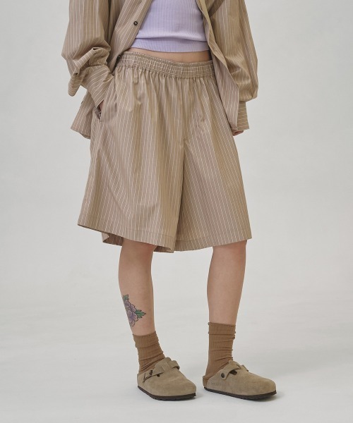 TODAYFUL（トゥデイフル）の「Easy Stripe Halfpants（その他パンツ