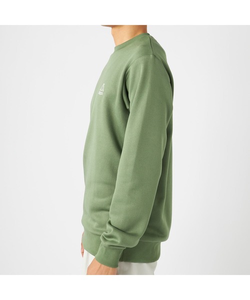 Kappa(カッパ)の「Kappa カッパ 軽量 裏起毛 クルーネック スウェット トレーナー(スウェット・メンズ・杢グレー/ネイビー/グリーン・M/L/LL)」の21枚目の写真