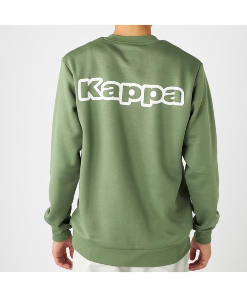 Kappa(カッパ)の「Kappa カッパ 軽量 裏起毛 クルーネック スウェット トレーナー(スウェット・メンズ・杢グレー/ネイビー/グリーン・M/L/LL)」の22枚目の写真