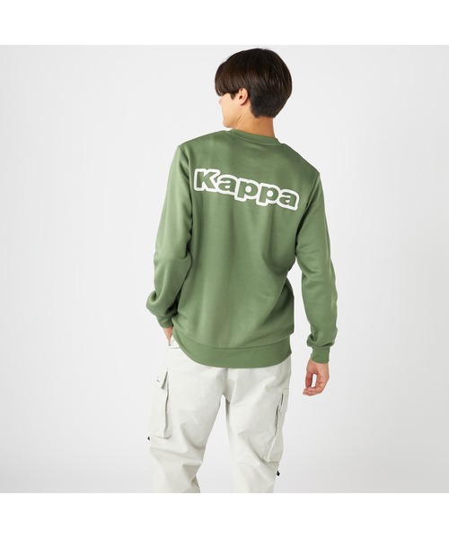 Kappa(カッパ)の「Kappa カッパ 軽量 裏起毛 クルーネック スウェット トレーナー(スウェット・メンズ・杢グレー/ネイビー/グリーン・M/L/LL)」の19枚目の写真