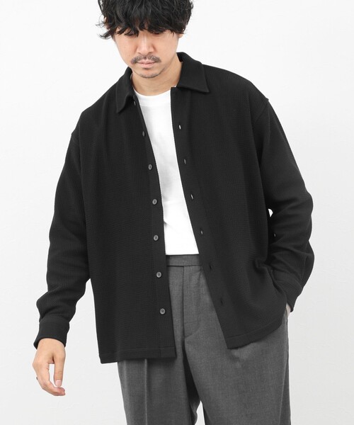 NOLLEY’S（ノーリーズ）の「ウォッシャブル ニットシャツ/ジャージ/ストレッチ/25AW（カーディガン/ボレロ・メンズ・ブラウン/ブラック/ネイビー・L/M/S）」の21枚目の写真