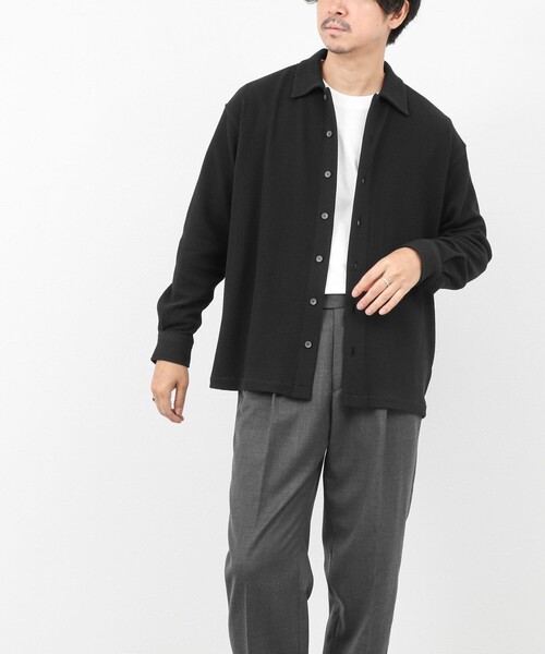 NOLLEY’S（ノーリーズ）の「ウォッシャブル ニットシャツ/ジャージ/ストレッチ/25AW（カーディガン/ボレロ・メンズ・ブラウン/ブラック/ネイビー・L/M/S）」の20枚目の写真