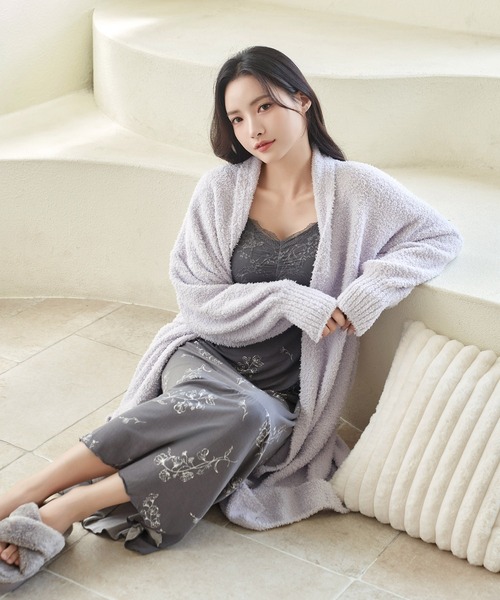 tu-hacci（ツーハッチ）の「《P.snow》ロングガウン（その他ルームウェア・レディース・アイボリー/ブルーグレー/ラベンダー・F）」の3枚目の写真