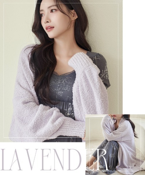 tu-hacci（ツーハッチ）の「《P.snow》ロングガウン（その他ルームウェア・レディース・アイボリー/ブルーグレー/ラベンダー・F）」の10枚目の写真