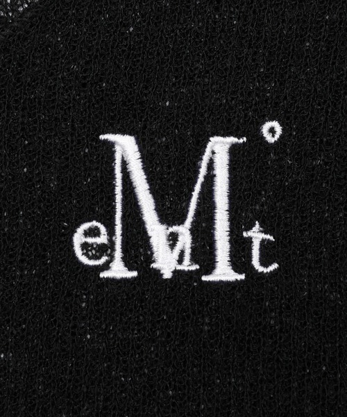 MUCENT(ムセント)の「A'GEM/9 × .kom 『MUCENT/ムーセント』 LUEUR SEE THROUGH V NECK KNIT/シースルーVネックニット(ニット/セーター・レディース・ホワイト/チャコールグレー/ブラック・FREE)」の5枚目の写真