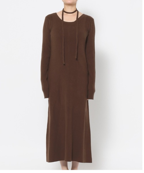 mysty woman（ミスティウーマン）の「マルチWAYカーデワンピSET 608445（ワンピース・レディース・アイボリー/ブラック/ブラウン・FREE）」の21枚目の写真