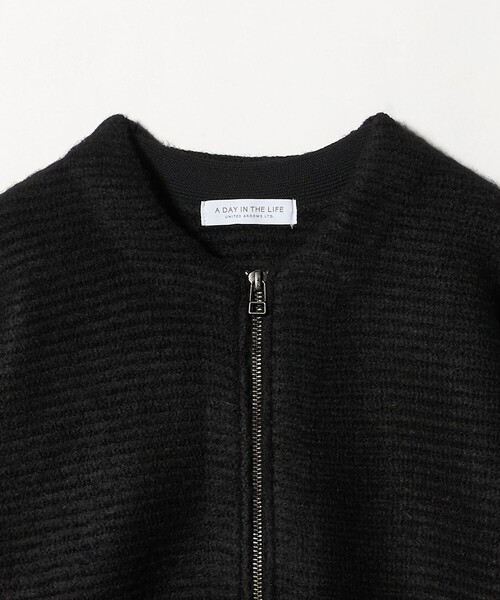 セール】ガーター×フェザー ジップカーディガン ＜A DAY IN THE LIFE