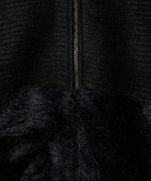 A DAY IN THE LIFE UNITED ARROWS（アデイインザライフユナイテッドアローズ）の「ガーター×フェザー ジップカーディガン ＜A DAY IN THE LIFE＞（カーディガン/ボレロ・レディース・オフホワイト/ブラック/ライトグレー・FREE）」の16枚目の写真