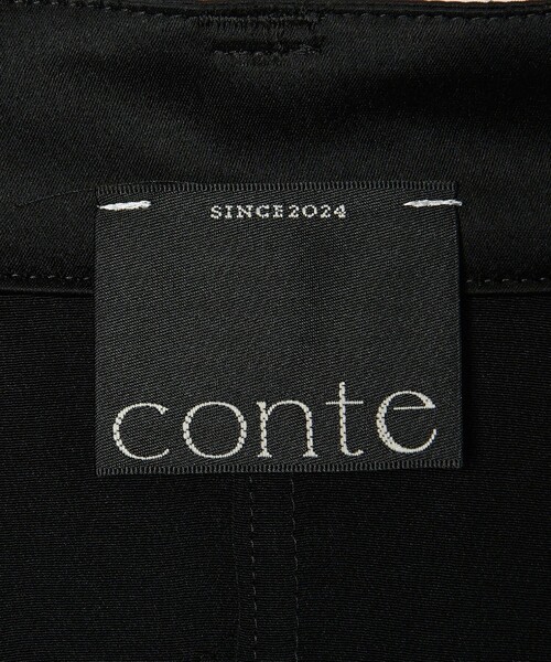 conte(コンテ)の「<conte>サテン ストレートパンツ(その他パンツ・レディース・ブラック・38/36)」の13枚目の写真
