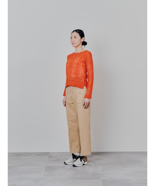 TEVALT(ヴァレット)の「チノベイカーパンツ(チノパンツ・レディース・ネイビー/キャメル・38)」の18枚目の写真