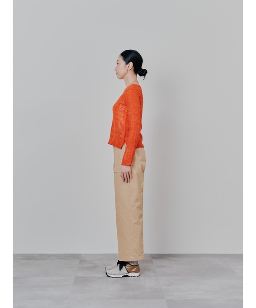 TEVALT(ヴァレット)の「チノベイカーパンツ(チノパンツ・レディース・ネイビー/キャメル・38)」の19枚目の写真