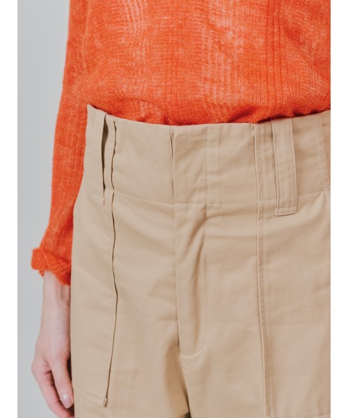 TEVALT(ヴァレット)の「チノベイカーパンツ(チノパンツ・レディース・ネイビー/キャメル・38)」の11枚目の写真