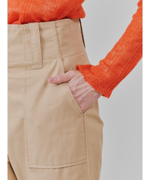 TEVALT(ヴァレット)の「チノベイカーパンツ(チノパンツ・レディース・ネイビー/キャメル・38)」の12枚目の写真