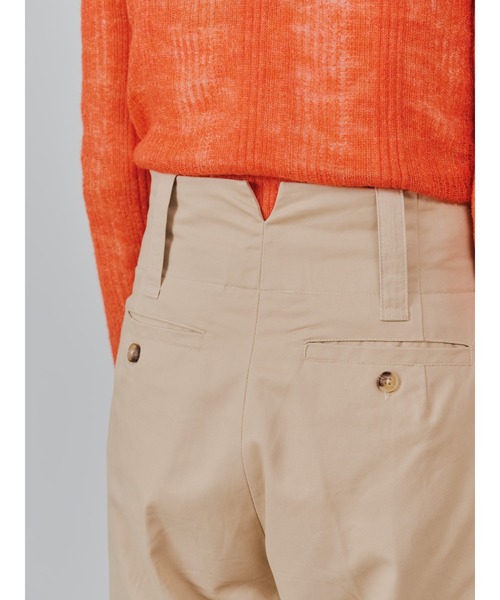 TEVALT(ヴァレット)の「チノベイカーパンツ(チノパンツ・レディース・ネイビー/キャメル・38)」の15枚目の写真
