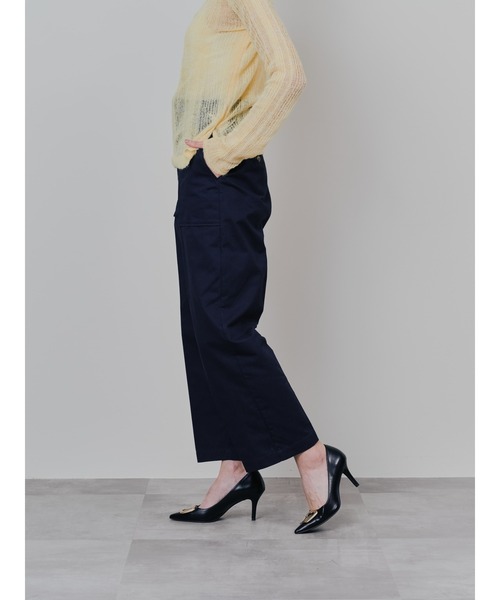 TEVALT(ヴァレット)の「チノベイカーパンツ(チノパンツ・レディース・ネイビー/キャメル・38)」の22枚目の写真