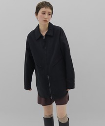 a lit r（ア リトル）の「Twill Zip Shirt Jacket（その他アウター）」