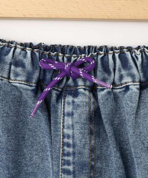 SHOO・LA・RUE（シューラルー）の「【100-150cm】デニムジョグパンツ（デニムパンツ・キッズ・ライトブルー/ネイビー・15 /14/13/12/11/10）」の9枚目の写真