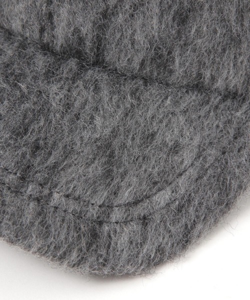 LAKOLE（ラコレ）の「アソートシャギーキャップ / 591267（キャップ・レディース・チャコール/その他1/オフホワイト・FREE）」の8枚目の写真