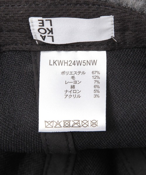 LAKOLE（ラコレ）の「アソートシャギーキャップ / 591267（キャップ・レディース・チャコール/その他1/オフホワイト・FREE）」の17枚目の写真