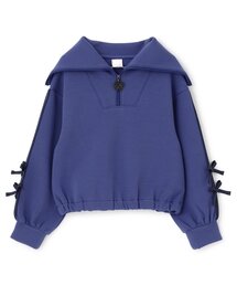 【人気商品再入荷】【直営店で取り扱い無し】短丈ジップアップセーラートレーナー
