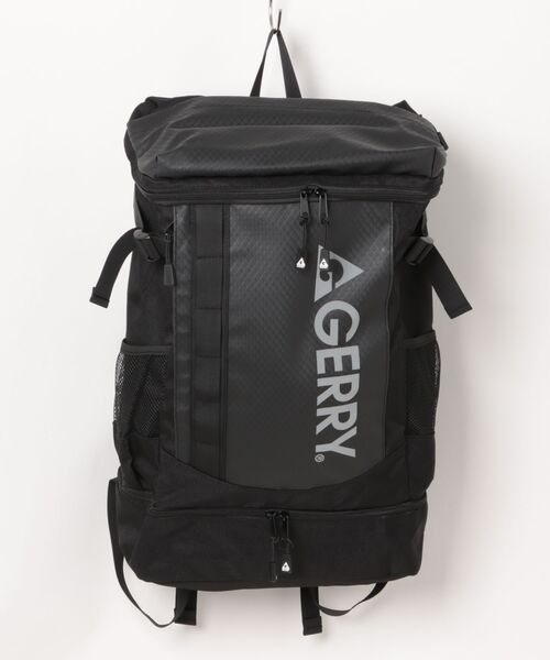 GERRY(ジェリー)の「GERRYボックスリュック【A4収納可】(バックパック/リュック・メンズ・ブラック/ブラック系その他・FREE)」の1枚目の写真