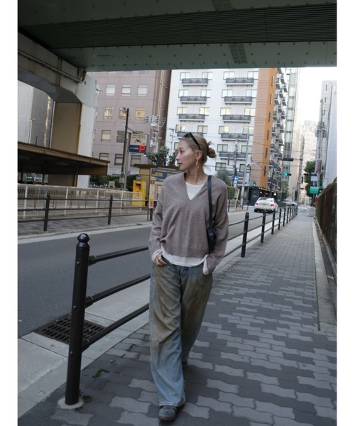 model：H163 着用サイズ：FREE