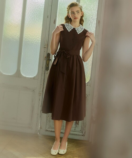 TOCCA(トッカ)の「CROCHET WITH RIBBON PUMPS パンプス(パンプス・レディース・ブラック系/アイボリー系・35/39/38/37/36)」の7枚目の写真