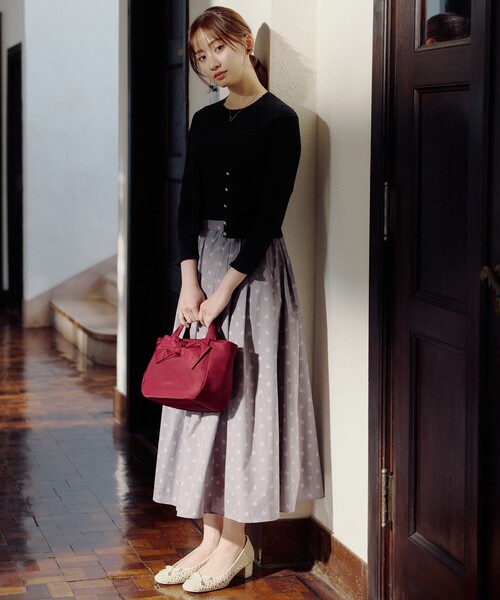 TOCCA(トッカ)の「CROCHET WITH RIBBON PUMPS パンプス(パンプス・レディース・ブラック系/アイボリー系・35/39/38/37/36)」の6枚目の写真
