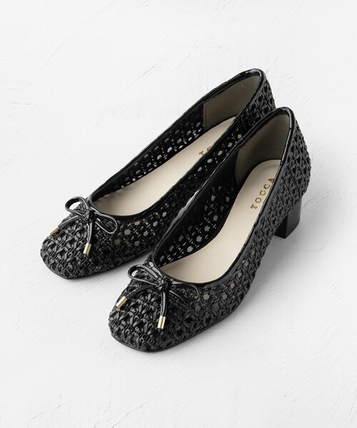 TOCCA(トッカ)の「CROCHET WITH RIBBON PUMPS パンプス(パンプス・レディース・ブラック系/アイボリー系・35/39/38/37/36)」の9枚目の写真