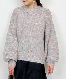 PICCIN | ポンポンヤーンボリュームニット(ニット/セーター)