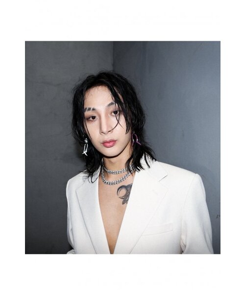 BLACKPURPLE（ブラックパープル）の「[BLACKLABEL] BPアイスボルドキューバンチェーンチョーカーネックレス _ 10mm（ネックレス・メンズ・シルバー・39cm/42cm）」の5枚目の写真