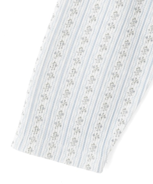 MILKFED.(ミルクフェド)の「STRIPED FLOWER WAFFLE CARDIGAN(カーディガン/ボレロ・レディース・アッシュ/オフホワイト・ONE SIZE)」の13枚目の写真