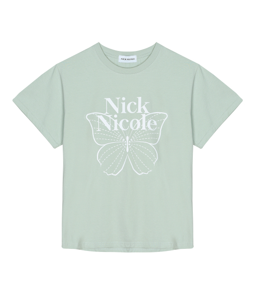NICK&NICOLE(ニックアンドニコール)の「BIG BUTTERFLY SLEEVE TOP_MINT WHITE(Tシャツ/カットソー・レディース・その他・FREE)」の5枚目の写真