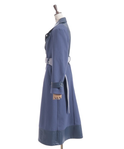 axes femme（アクシーズファム）の「チェーン付異素材切替コート（ダッフルコート・レディース・チャコール/ブルー/ブラック・FREE）」の20枚目の写真