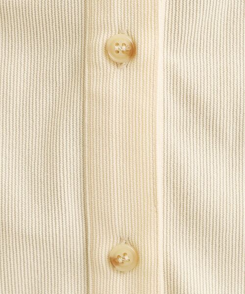 Cutie Blonde（キューティーブロンド）の「【旭山動物園応援商品】ワンポイント刺繍 コーデュロイシャツ（シャツ/ブラウス・レディース・アイボリー/ベージュ・01/03/04/02）」の19枚目の写真