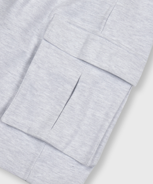 LEMAIN SECOND（リメインセカンド）の「BERMUDA WIDE ONE-TUCK CARGO SWEAT SHORTS [WHITE MELANGE]（その他パンツ・メンズ・その他・SMALL/MEDIUM）」の8枚目の写真