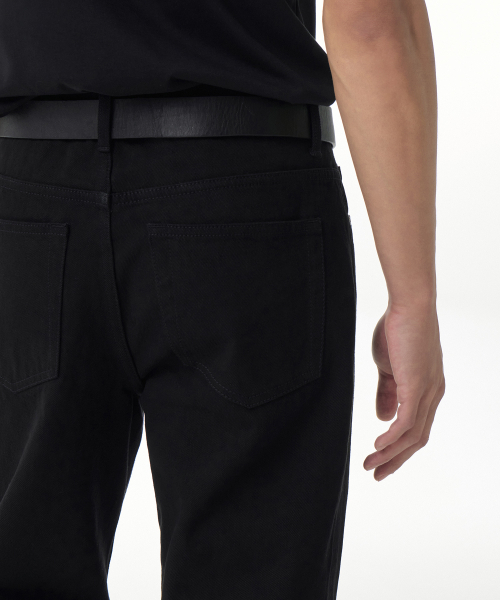MUSINSA STANDARD（ムシンサスタンダード）の「フレアデニムパンツ[ブラック]（デニムパンツ・メンズ・その他・40/33/26/29/38/42/36/34/30/31/27/28/32）」の7枚目の写真