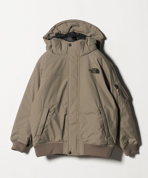THE NORTH FACE(ザノースフェイス)の「<THE NORTH FACE>ウィンターボンバージャケット / キッズ 130cm-160cm(ブルゾン・キッズ・ベージュ/ブラック・150cm/140cm/130cm/160cm)」の2枚目の写真