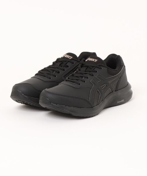 ASICS WALKING(アシックスウォーキング)の「ASICS アシックス GEL-FUNWALKER W053 EXTRA WIDE【幅広3E/軽量】レディースウォーキングシューズ スニーカー(ゲルファンウォーカーW053)(スニーカー・レディース・ブラック/ライトグレー・23.0cm/22.5cm/23.5cm/24.0cm/24.5cm/25.0cm)」の2枚目の写真