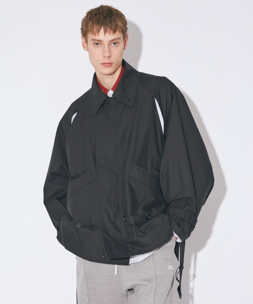 beautiful people（ビューティフルピープル）の「double-end technical twill trenchcoat（トレンチコート・レディース・ベージュ/ブラック・38）」の5枚目の写真