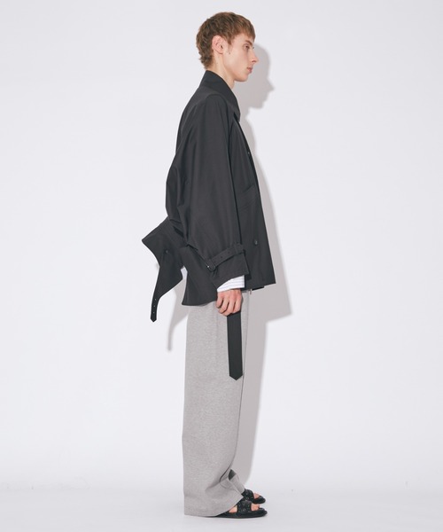 beautiful people（ビューティフルピープル）の「double-end technical twill trenchcoat（トレンチコート・レディース・ベージュ/ブラック・38）」の7枚目の写真