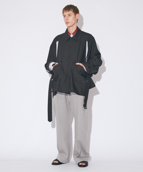 beautiful people（ビューティフルピープル）の「double-end technical twill trenchcoat（トレンチコート・レディース・ベージュ/ブラック・38）」の9枚目の写真